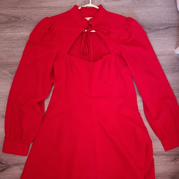 Asos Design high neck cut out dress - Picture 5 of 6